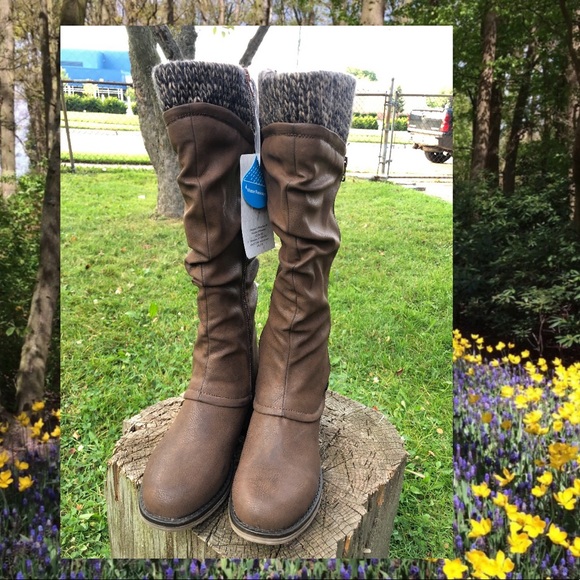 muk luks brown bianca boot